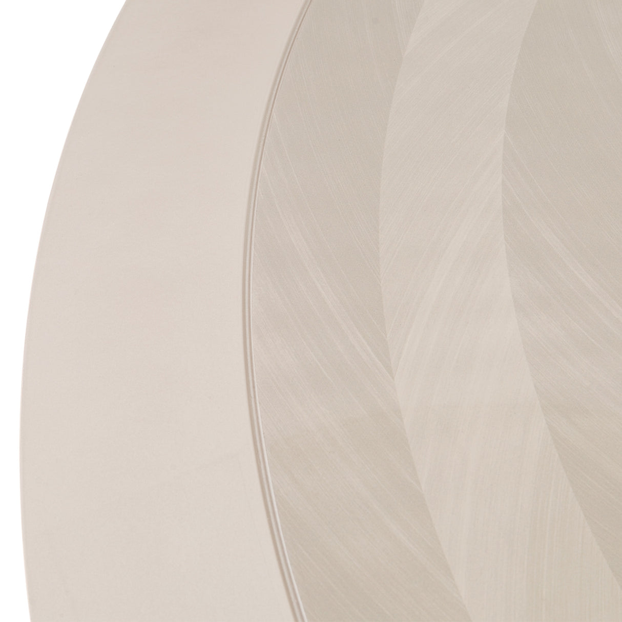 Carmela Shimmer Ivory Round Dining Table