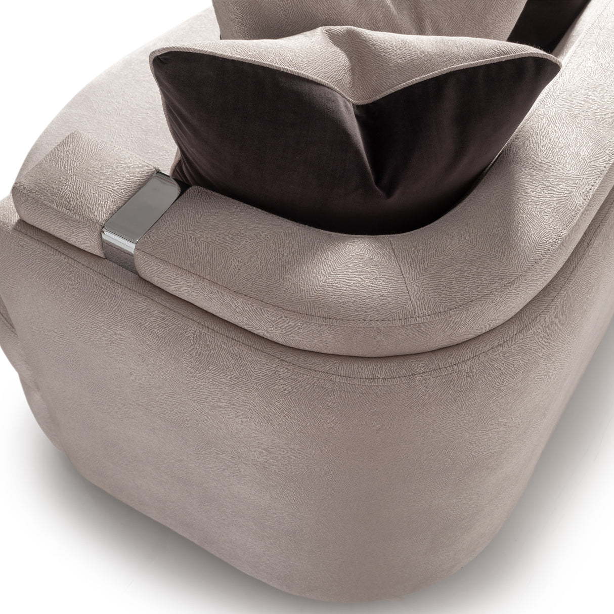 Carmela Silver Standard Sofa from Michael Amini - Luna Furniture