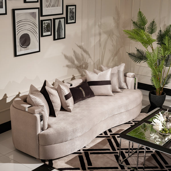 Carmela Silver Mansion Sofa