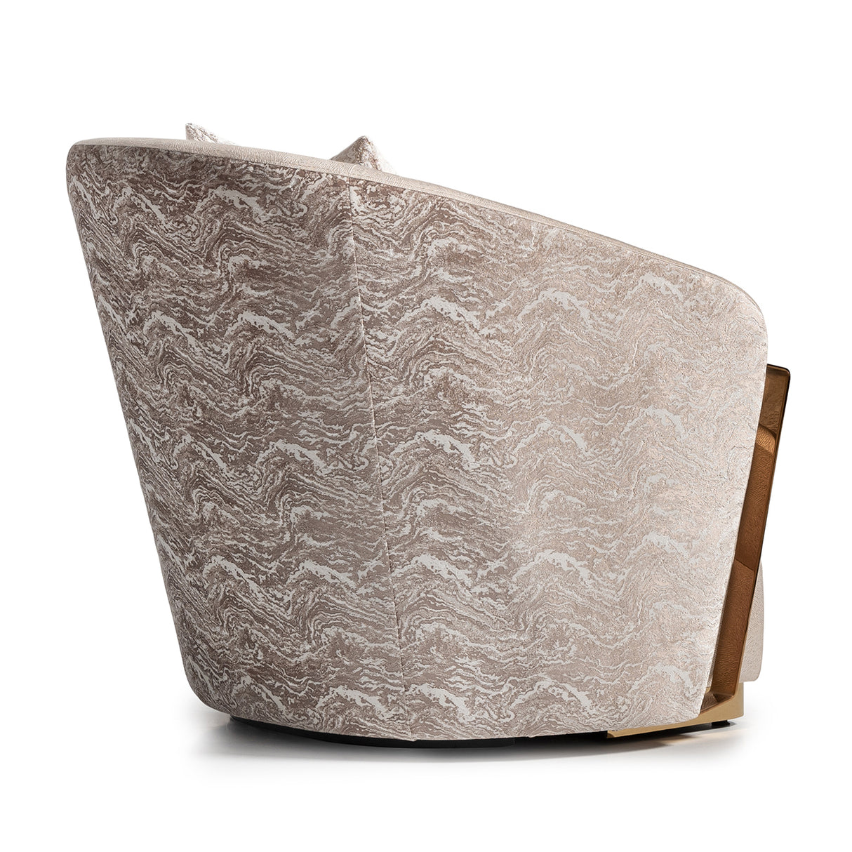Carmela Gold Accent Chair from Michael Amini - Luna Furniture