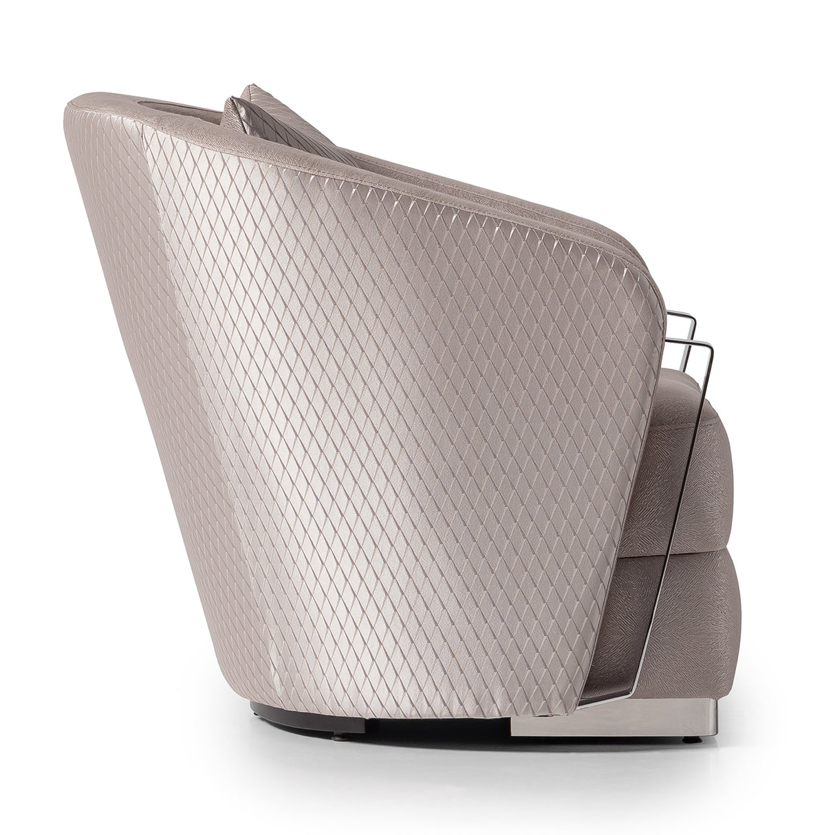 Carmela Silver Accent Chair from Michael Amini - Luna Furniture
