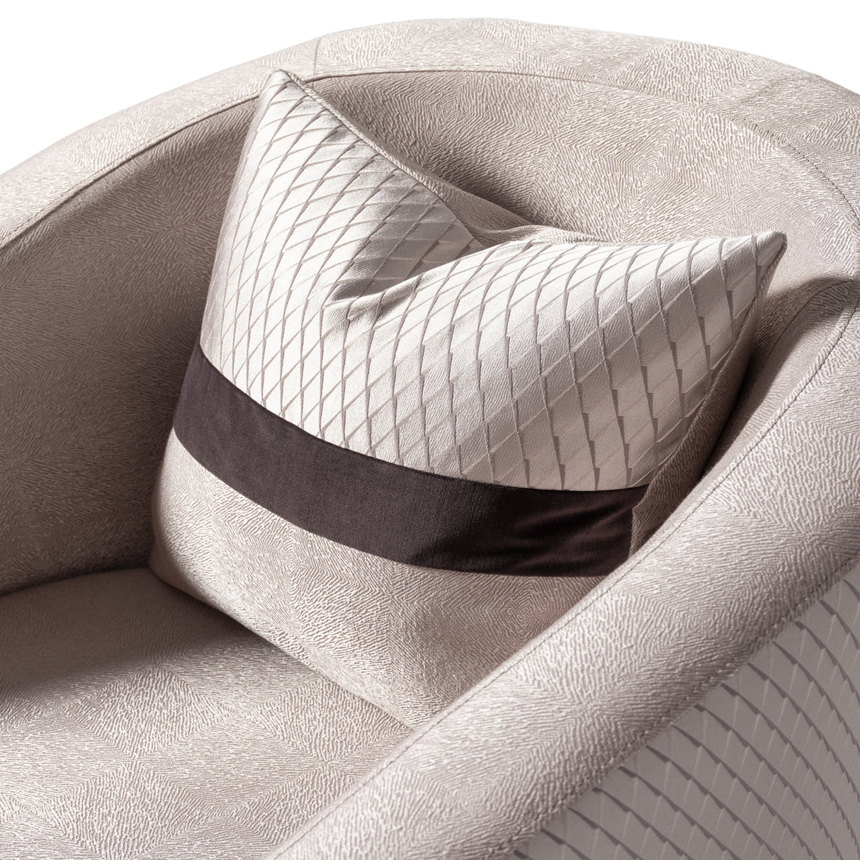 Carmela Silver Accent Chair from Michael Amini - Luna Furniture