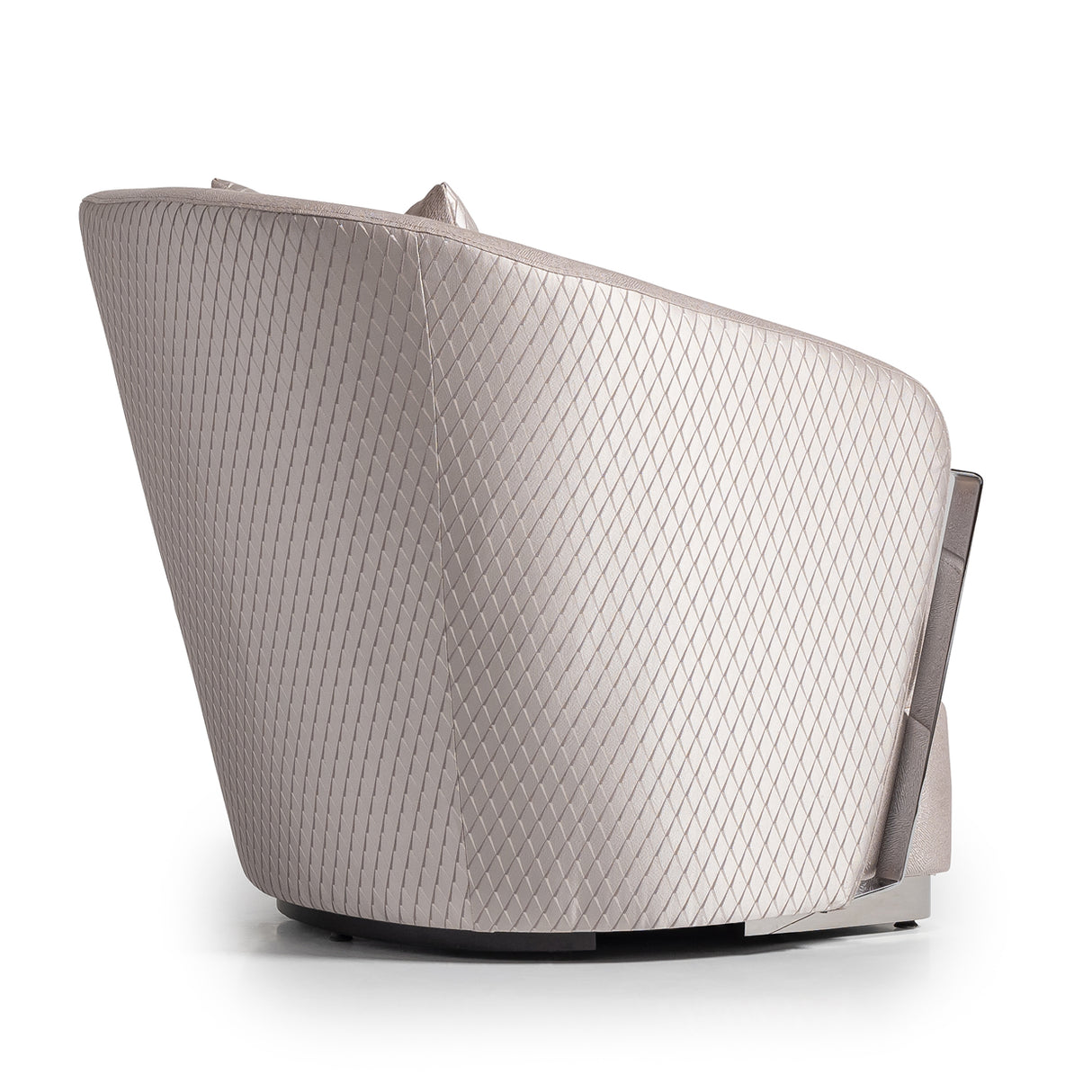 Carmela Silver Accent Chair from Michael Amini - Luna Furniture