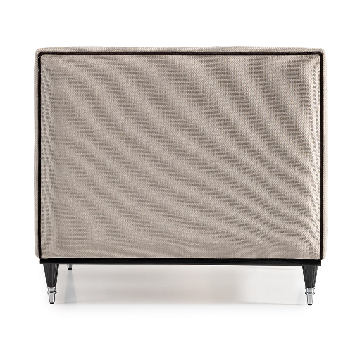 La Francaise Black Slipper Chair - Café Au Lait from Michael Amini - Luna Furniture