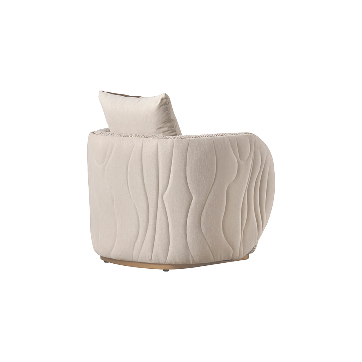 Gineverra Ivory Gold Chair Biscotti Ivory Gold from Michael Amini - Luna Furniture