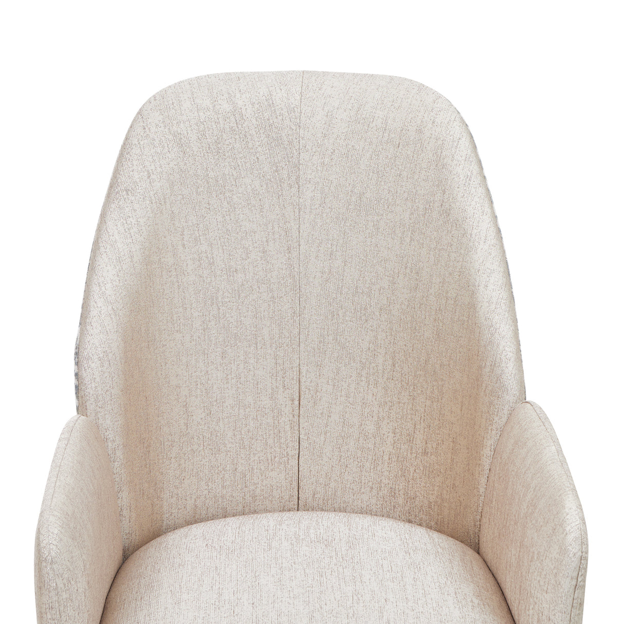 Lisbon Silken Matte Cream Asmb. Arm Chair Silken Matte Cream from Michael Amini - Luna Furniture