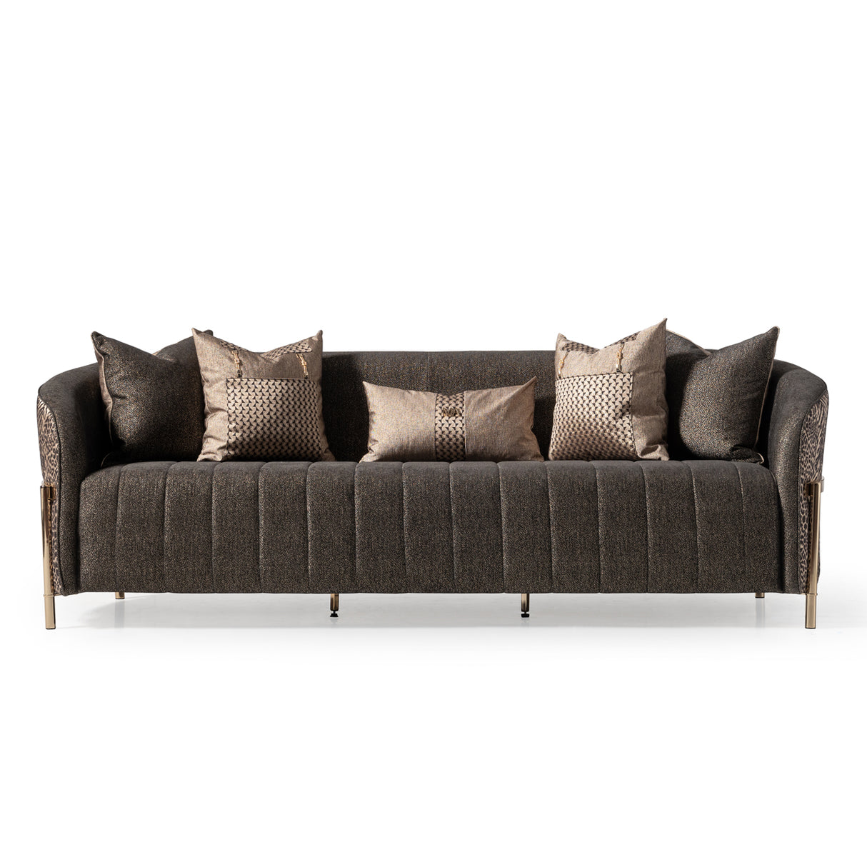 Lisbon Gold Sofa Onyx Gold from Michael Amini - Luna Furniture