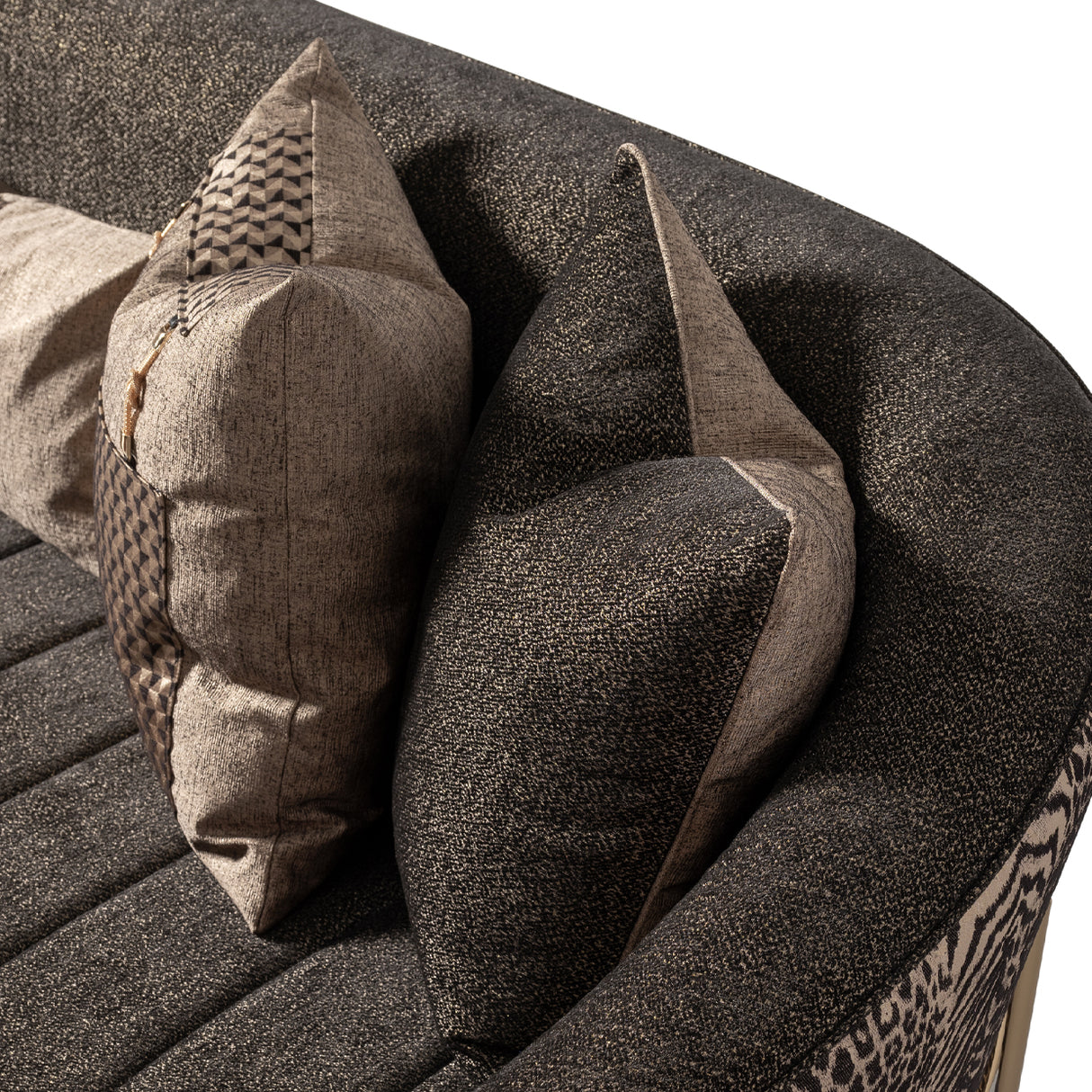 Lisbon Gold Sofa Onyx Gold from Michael Amini - Luna Furniture