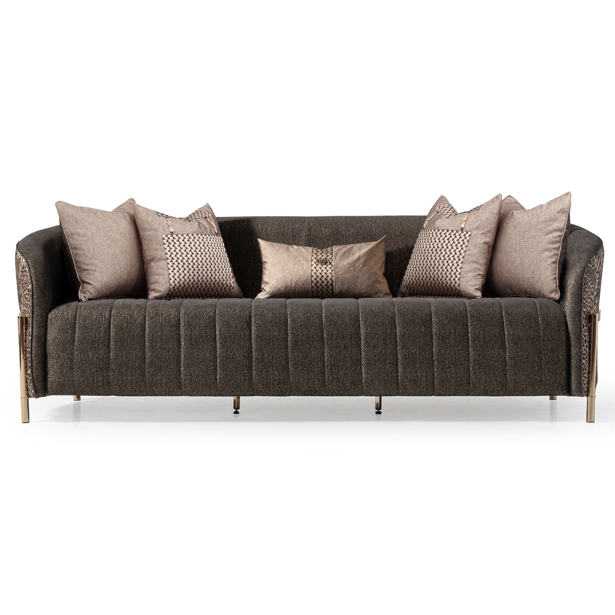 Lisbon Gold Sofa Onyx Gold from Michael Amini - Luna Furniture