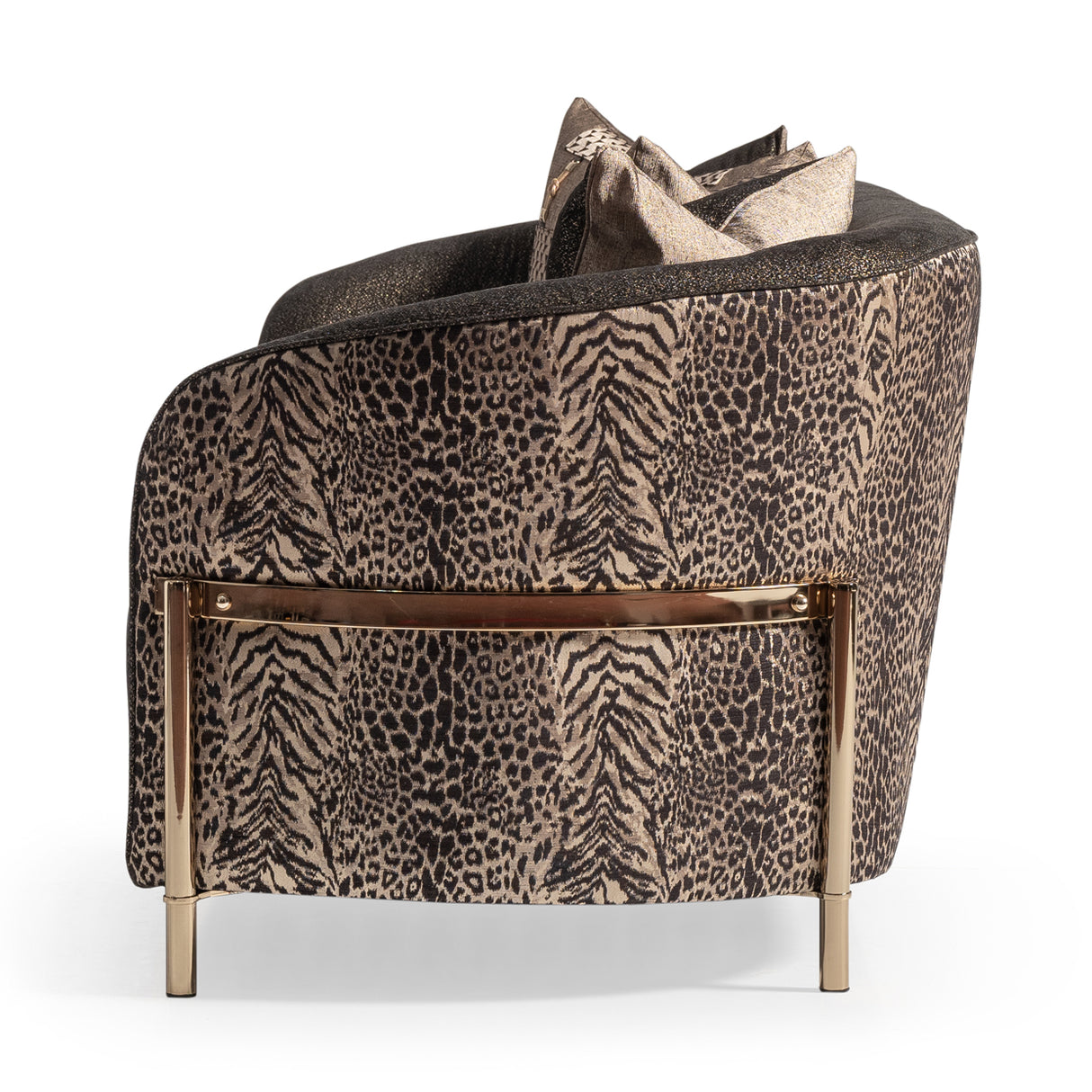 Lisbon Gold Sofa Onyx Gold from Michael Amini - Luna Furniture