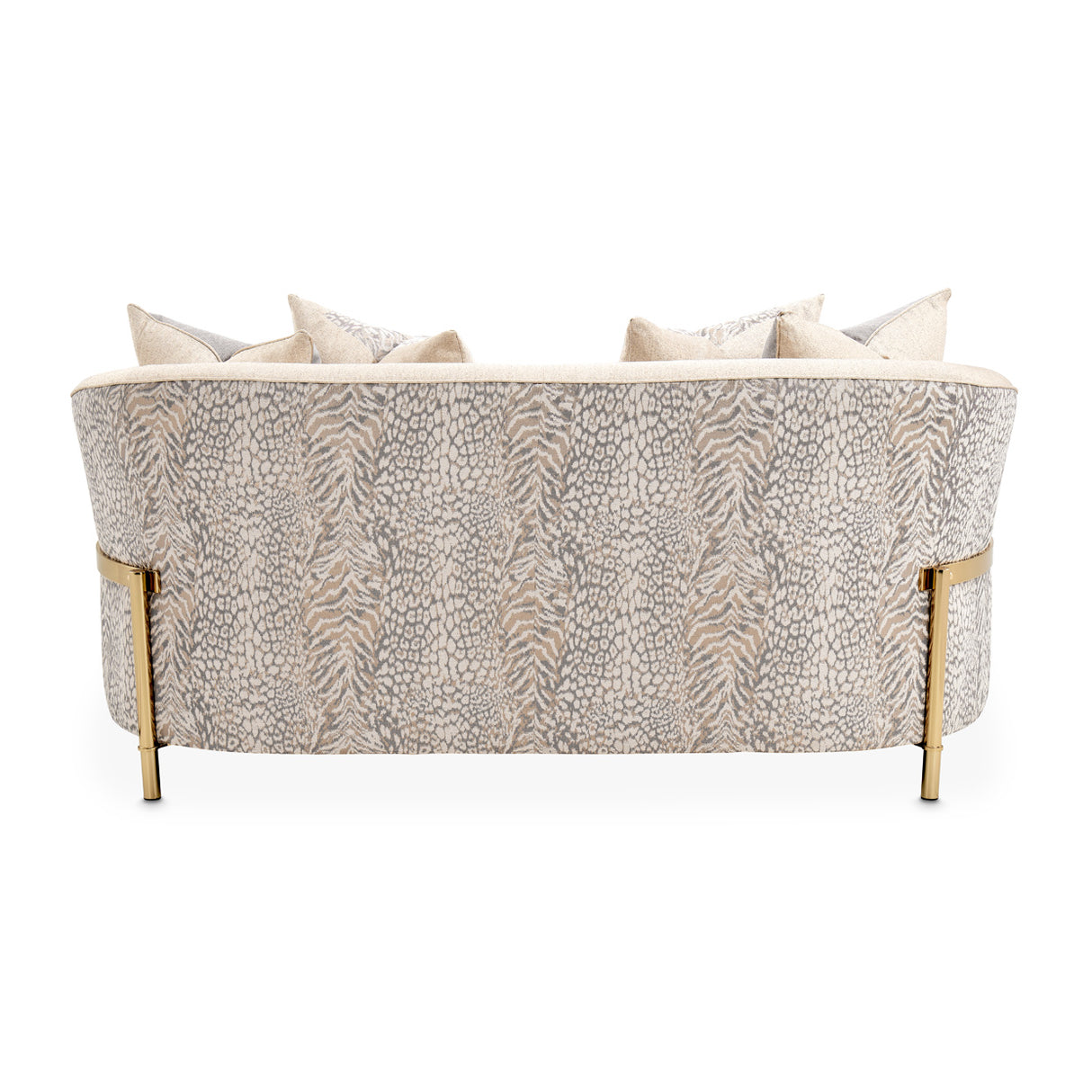Lisbon Gold Loveseat Opal Gold from Michael Amini - Luna Furniture