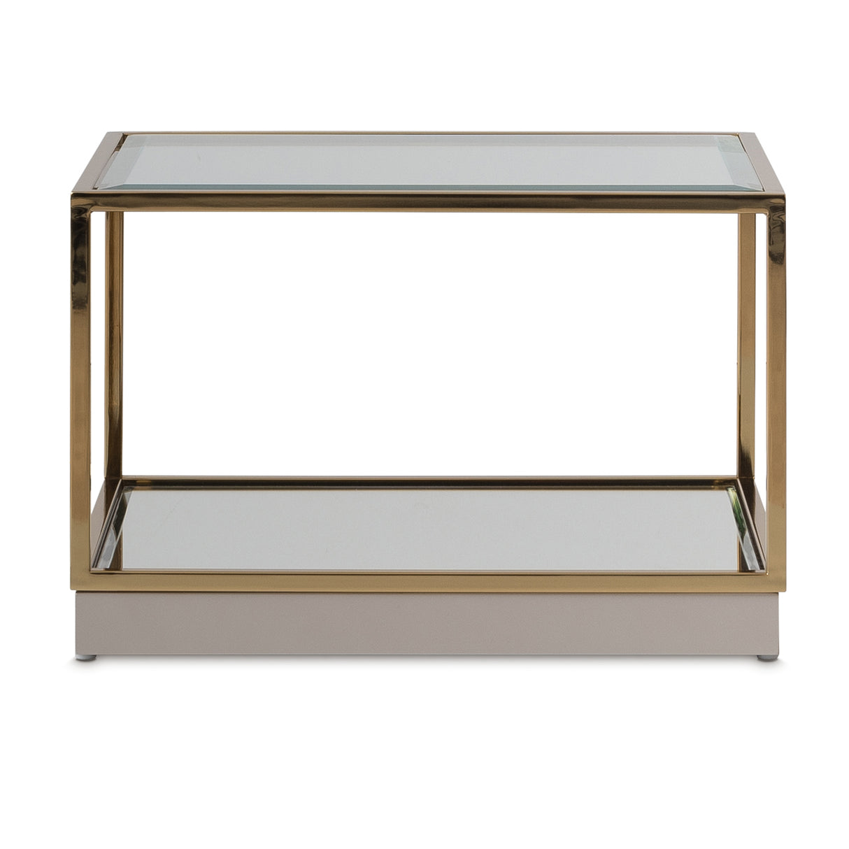 Savannah Breeze Bright Gold Tall Cocktail Table - Set Of 2 from Michael Amini - Luna Furniture
