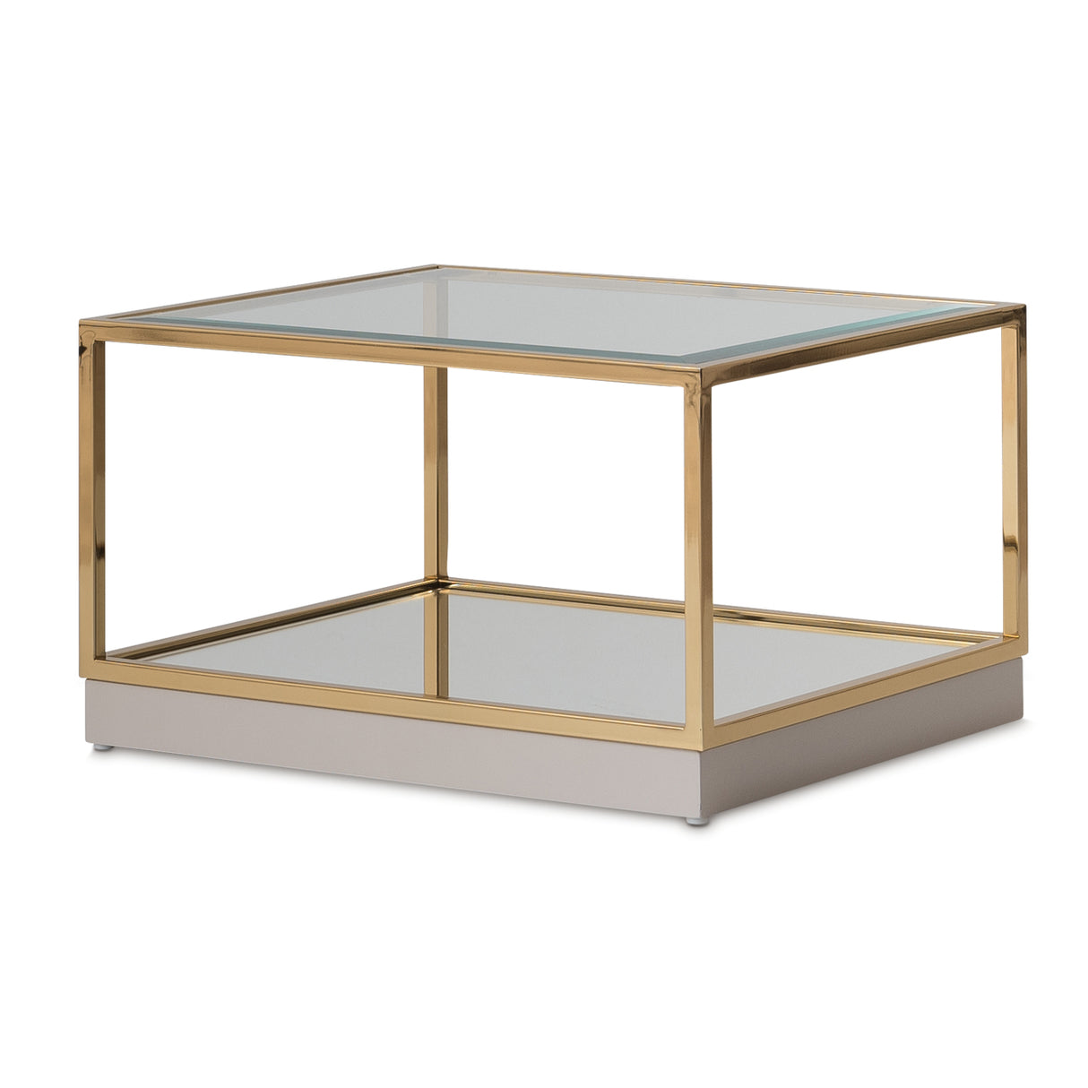 Savannah Breeze Bright Gold Short Cocktail Table - Set Of 2 from Michael Amini - Luna Furniture