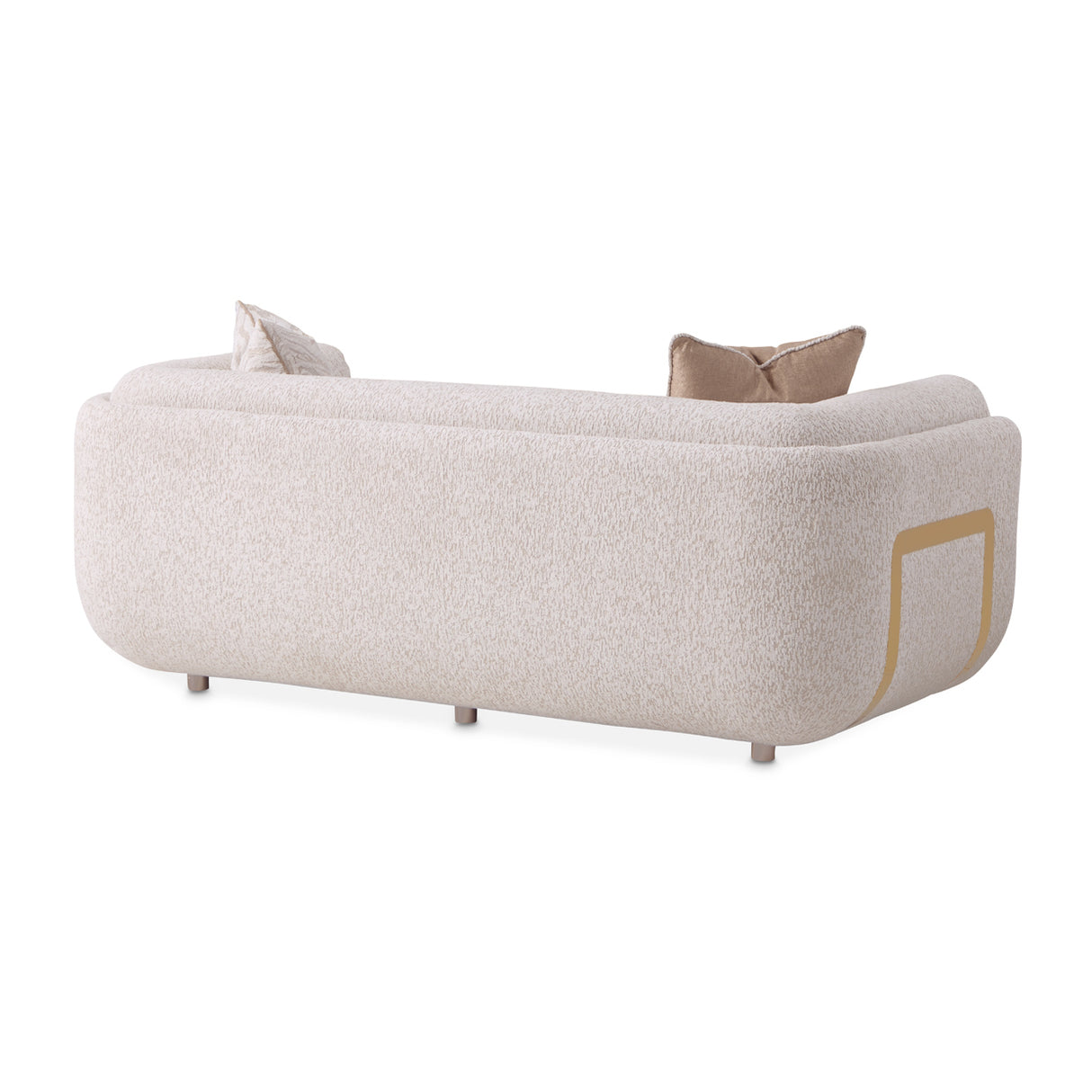 Savannah Breeze Bright Gold Loveseat from Michael Amini - Luna Furniture