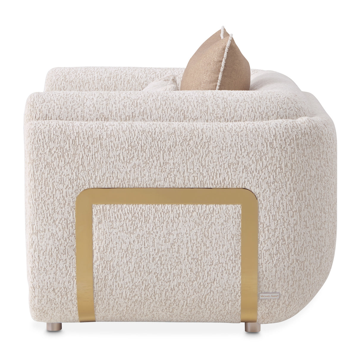 Savannah Breeze Bright Gold Matching Chair from Michael Amini - Luna Furniture