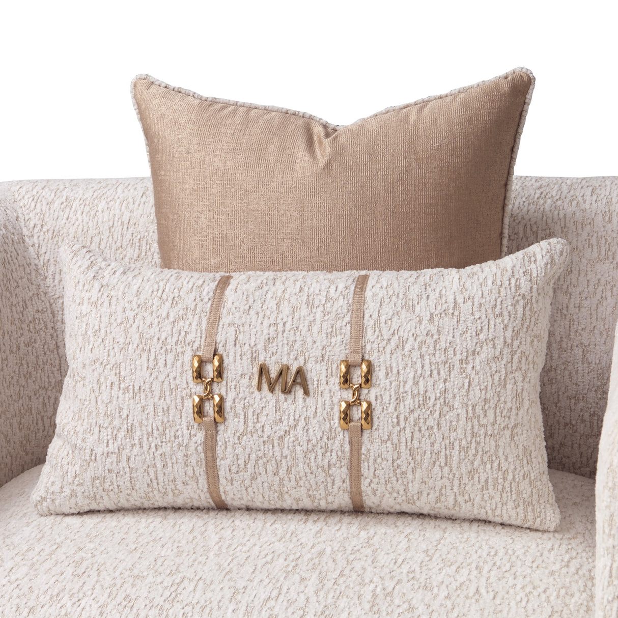 Savannah Breeze Bright Gold Matching Chair from Michael Amini - Luna Furniture
