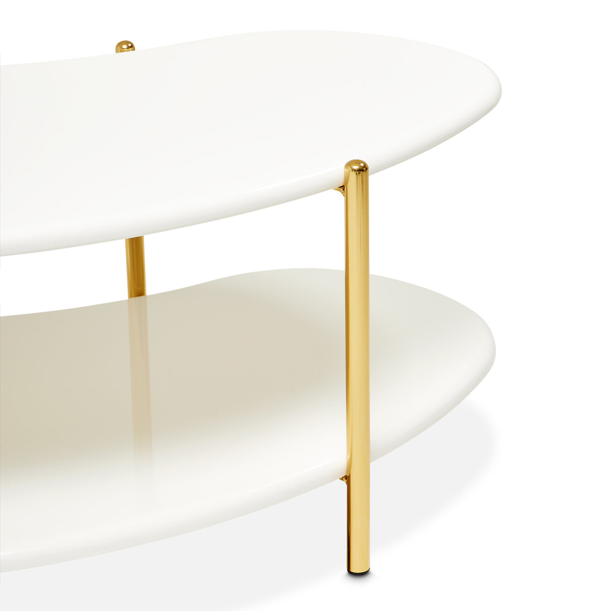 Sassani Pearl White/gold Cocktail Table from Michael Amini - Luna Furniture