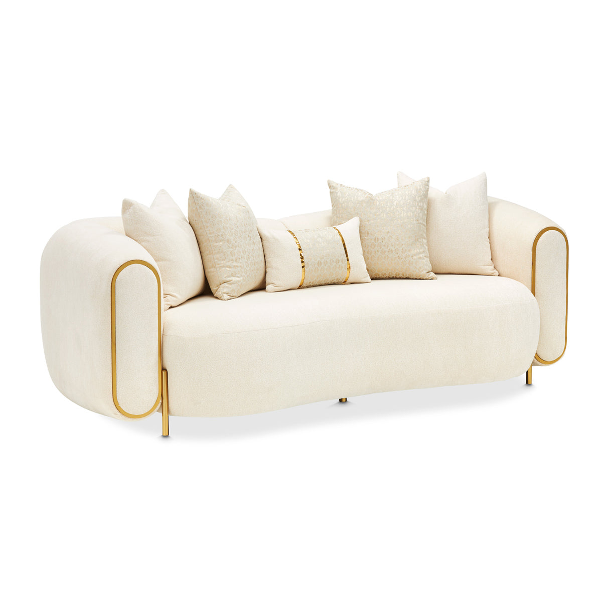 Sassani Gold Loveseat from Michael Amini - Luna Furniture