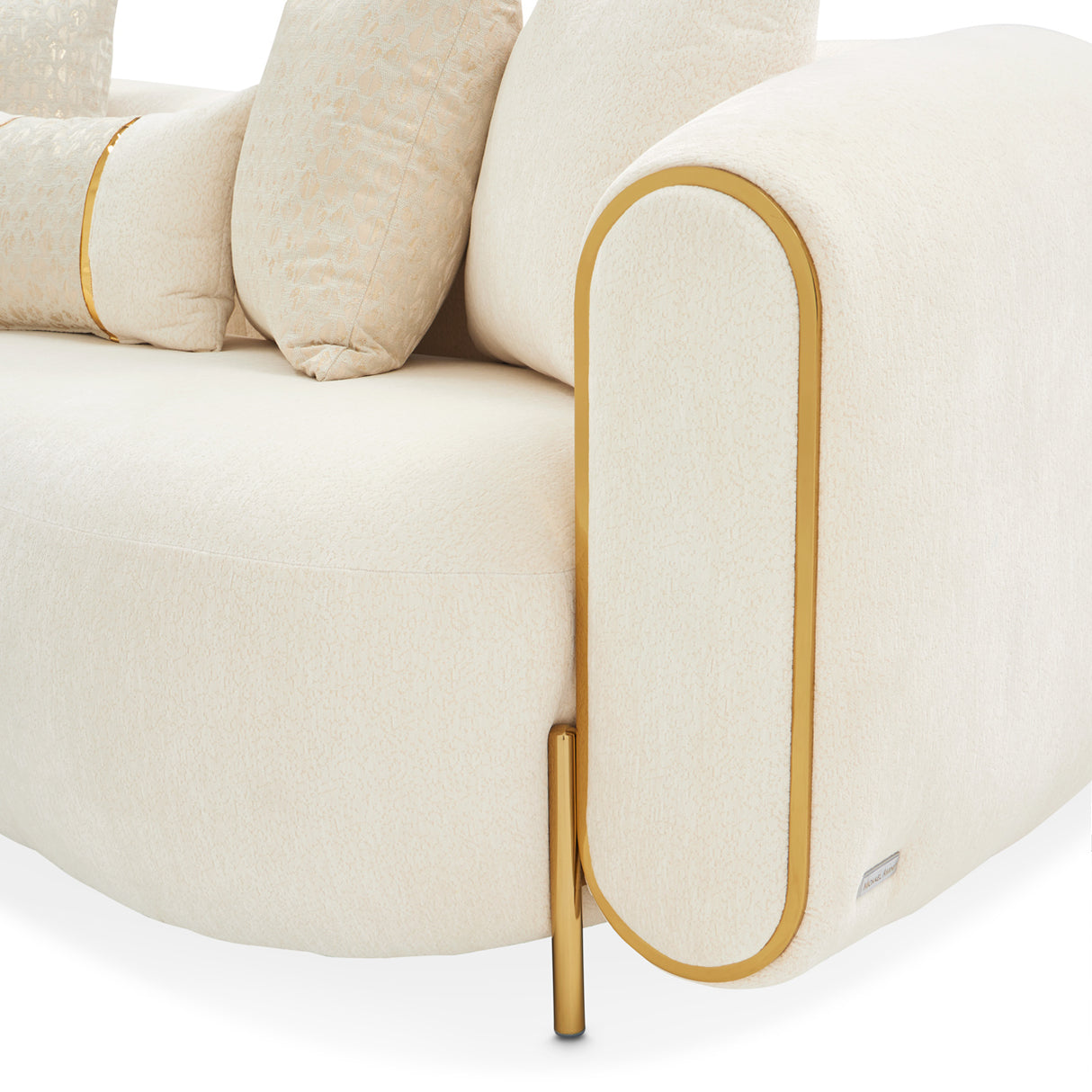 Sassani Gold Loveseat from Michael Amini - Luna Furniture