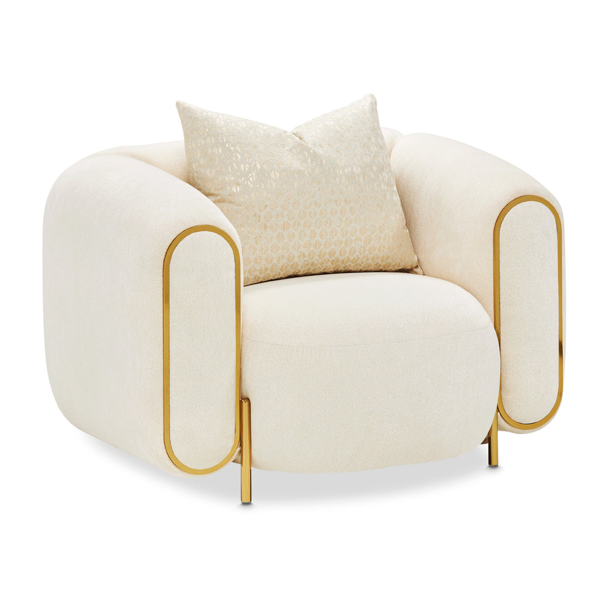 Sassani Gold Accent Chair from Michael Amini - Luna Furniture