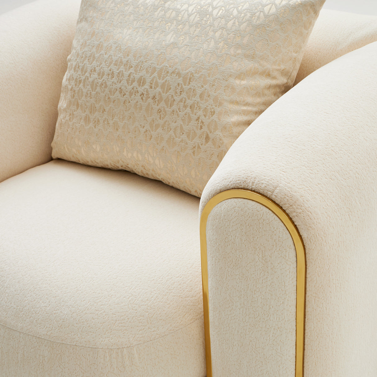 Sassani Gold Accent Chair from Michael Amini - Luna Furniture
