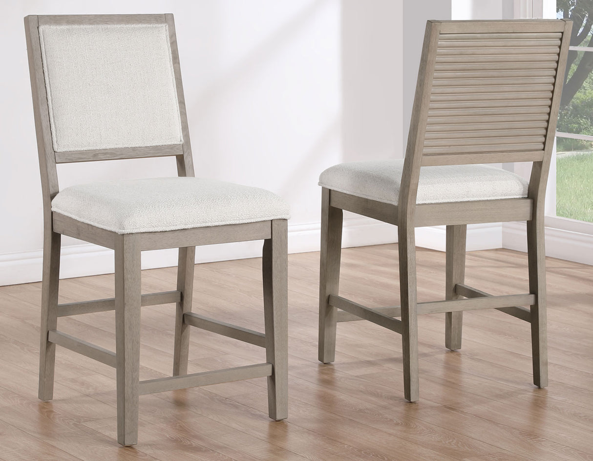 Lily Greige Counter Height Dining Set from Steve Silver - Luna Furniture