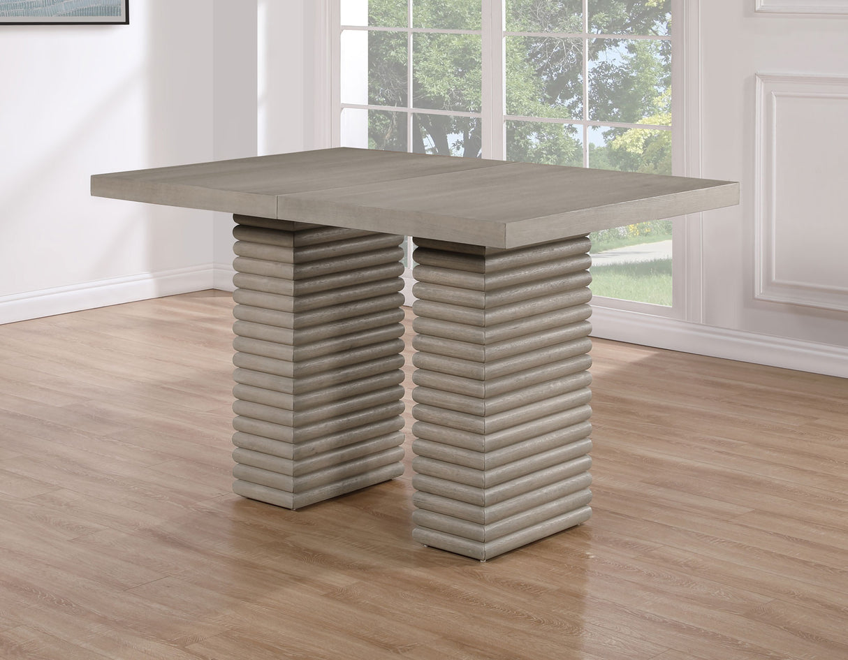 Lily Greige Counter Height Dining Set from Steve Silver - Luna Furniture