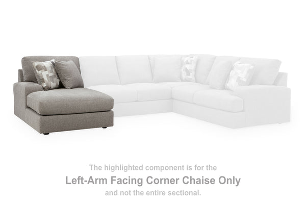 Lindon Smoke Left-Arm Facing Corner Chaise