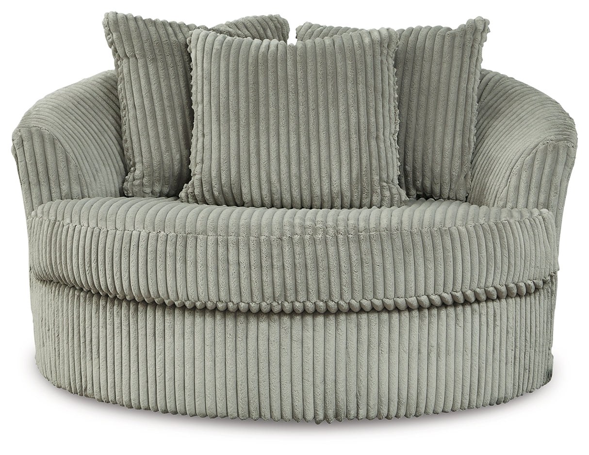Lindyn 4-Piece Sectional, Chair and Ottoman from Ashley - Luna Furniture