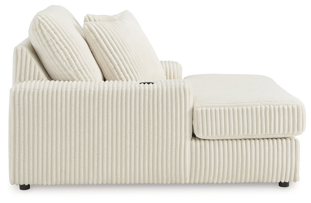 Lindyn Ivory Chaise from Ashley - Luna Furniture
