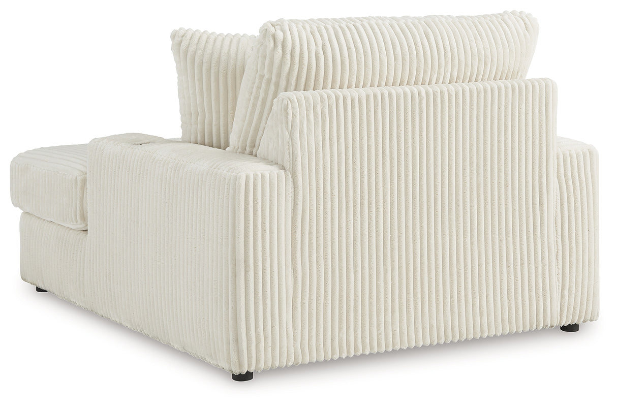 Lindyn Ivory Chaise from Ashley - Luna Furniture