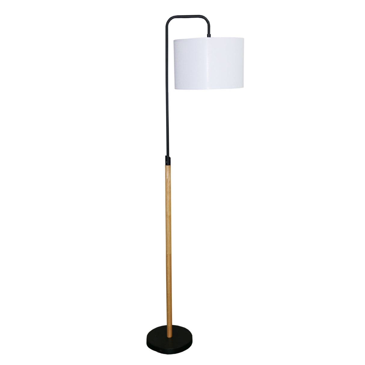 Lior Floor Lamp Wooden Pole from Ashcroft Furniture - Luna Furniture