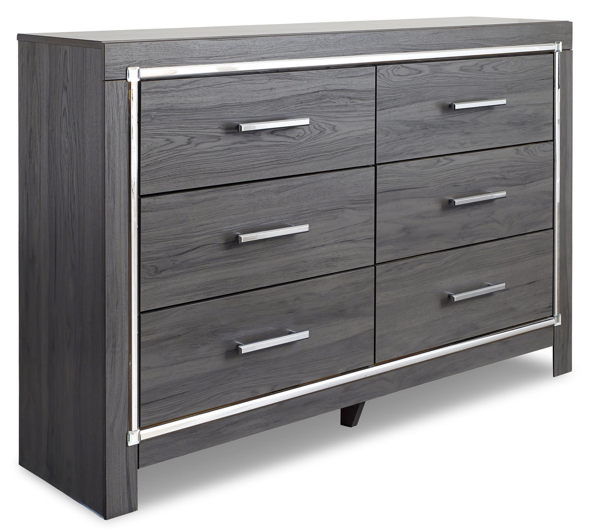 Lodanna Queen Panel Bed with Dresser in Gray from Ashley - Luna Furniture