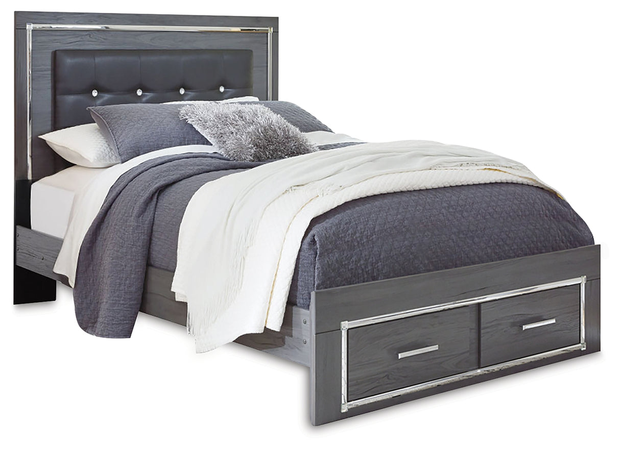 Lodanna Queen Storage Bed, Dresser and Nightstand from Ashley - Luna Furniture