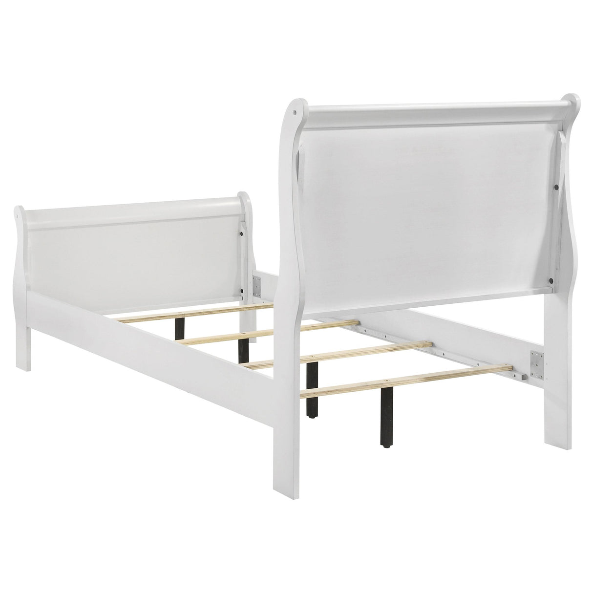 Louis Philippe White 5-Piece Twin Bedroom Set from Coaster - Luna Furniture