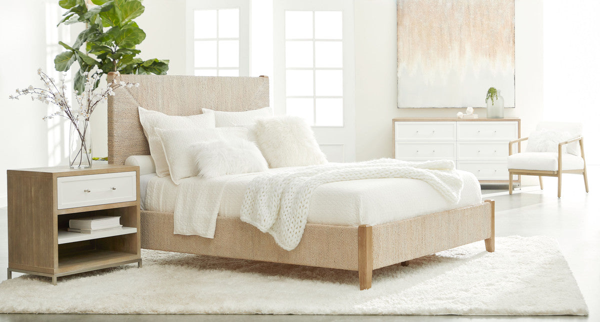 Harbor Club Chair in Livesmart Peyton-Pearl, White Rope, Smoke Gray Oak from Essentials For Living - Luna Furniture