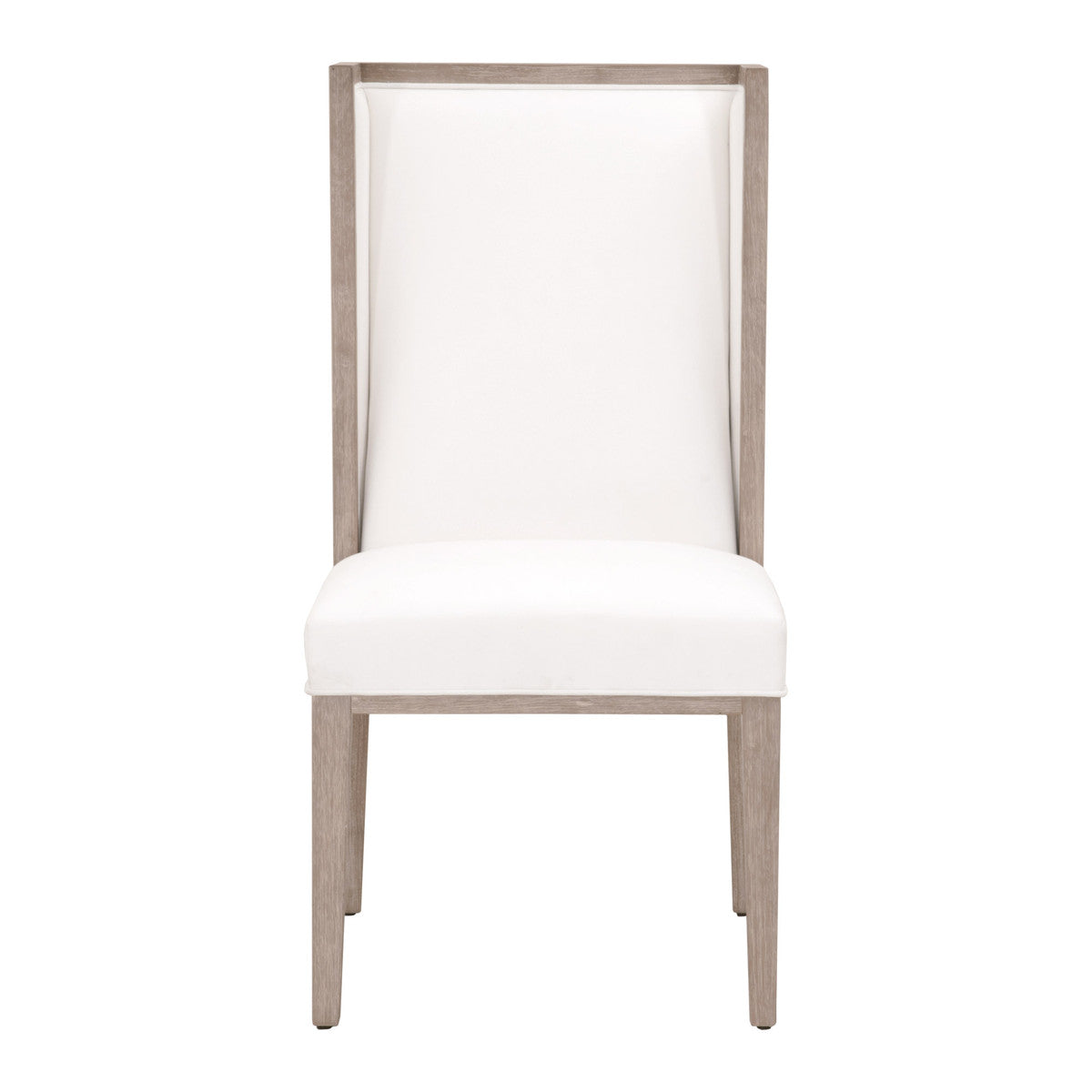 Martin Wing Chair in Livesmart Peyton-Pearl, Natural Gray, Set of 2 from Essentials For Living - Luna Furniture