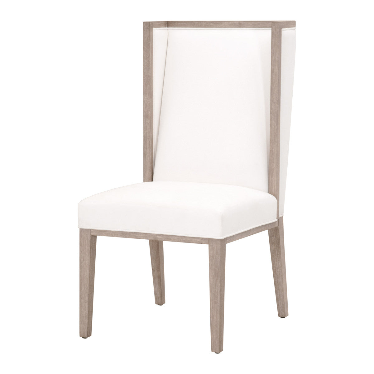 Martin Wing Chair in Livesmart Peyton-Pearl, Natural Gray, Set of 2 from Essentials For Living - Luna Furniture
