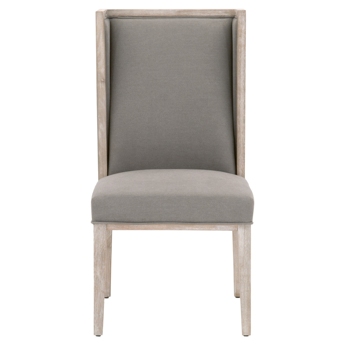 Martin Wing Chair in Livesmart Peyton-Slate, Natural Gray, Set of 2 from Essentials For Living - Luna Furniture