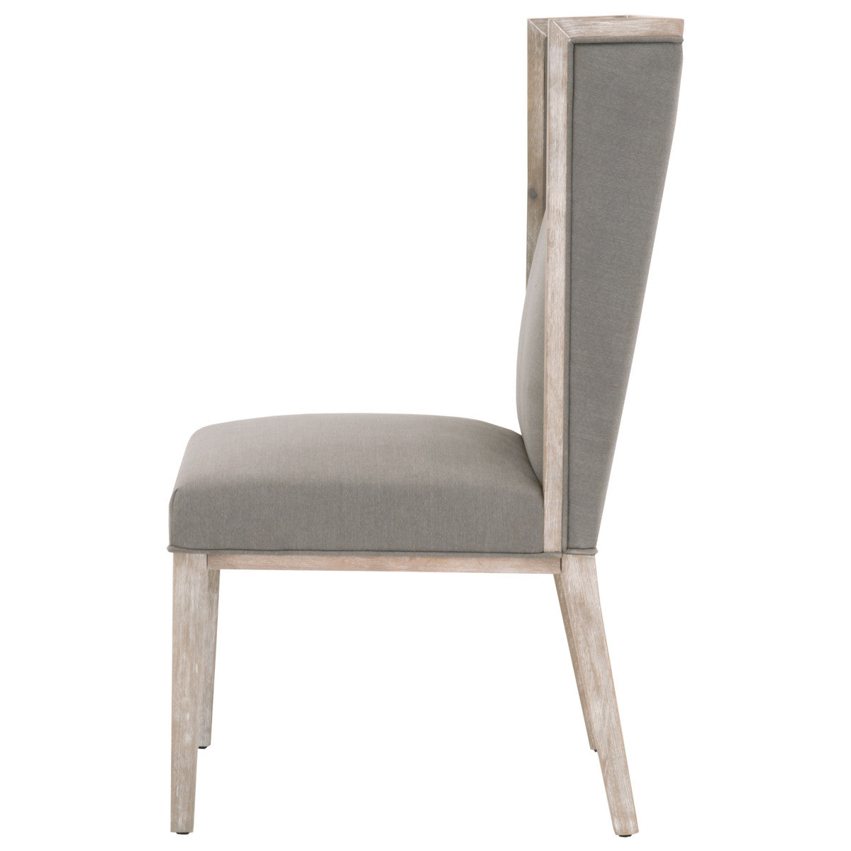 Martin Wing Chair in Livesmart Peyton-Slate, Natural Gray, Set of 2 from Essentials For Living - Luna Furniture