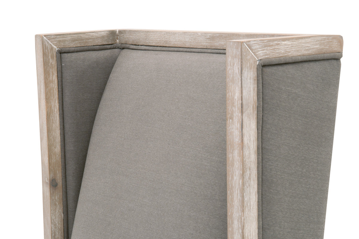 Martin Wing Chair in Livesmart Peyton-Slate, Natural Gray, Set of 2 from Essentials For Living - Luna Furniture