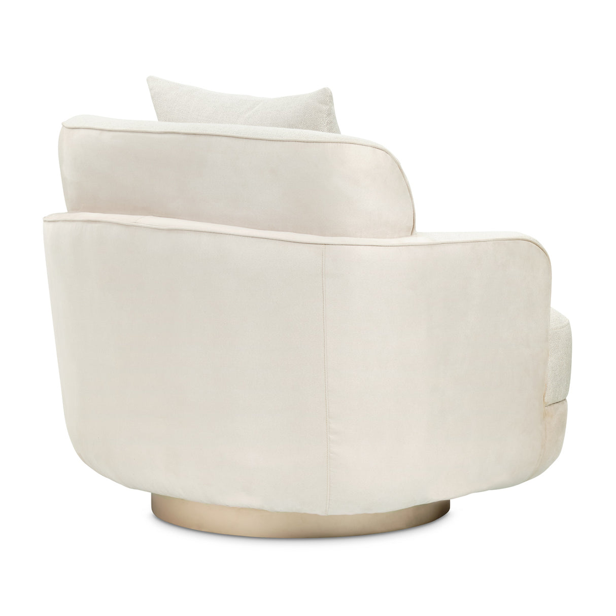 Aurora Moonlight Swivel Chair Linen Moonlight from Michael Amini - Luna Furniture