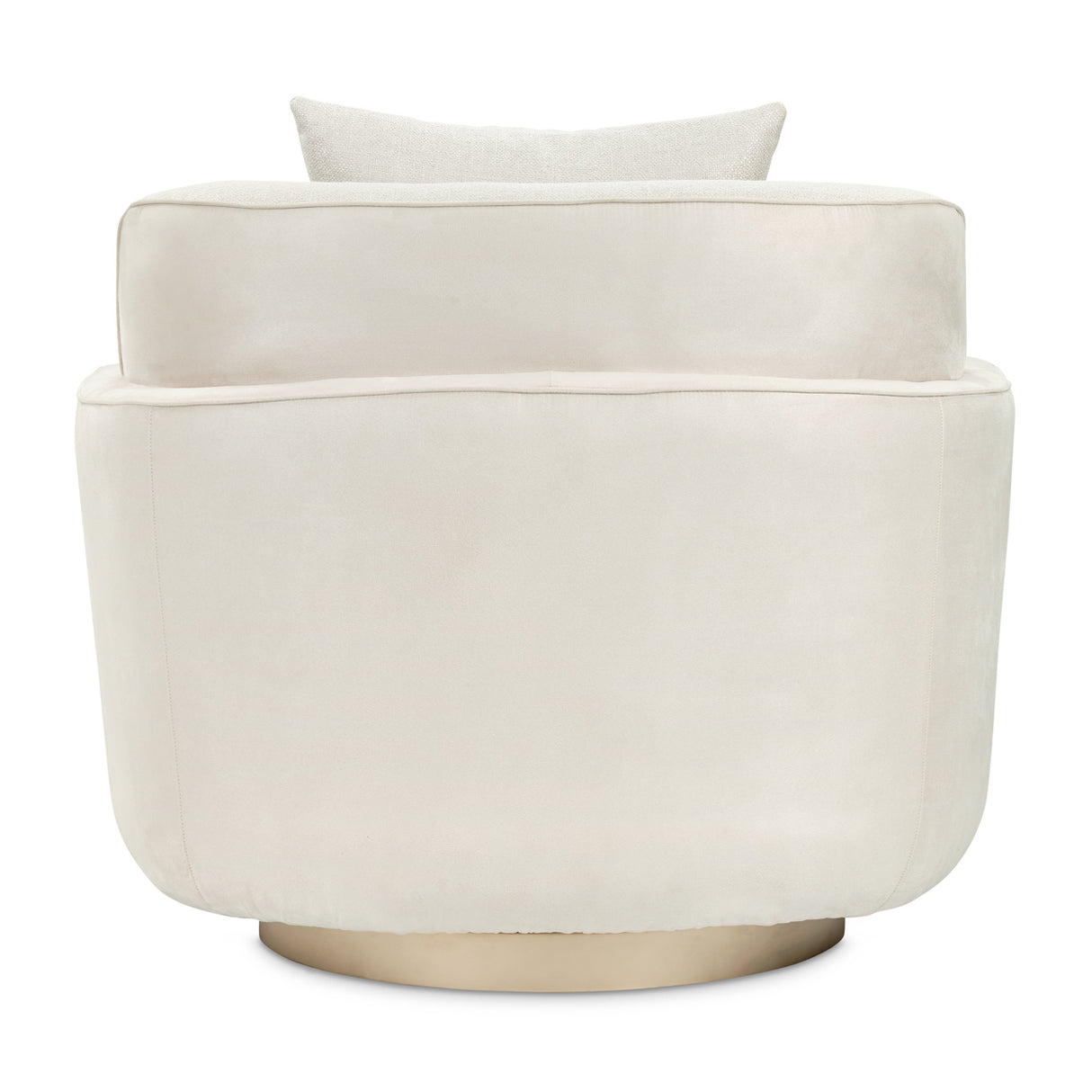 Aurora Moonlight Swivel Chair Linen Moonlight from Michael Amini - Luna Furniture