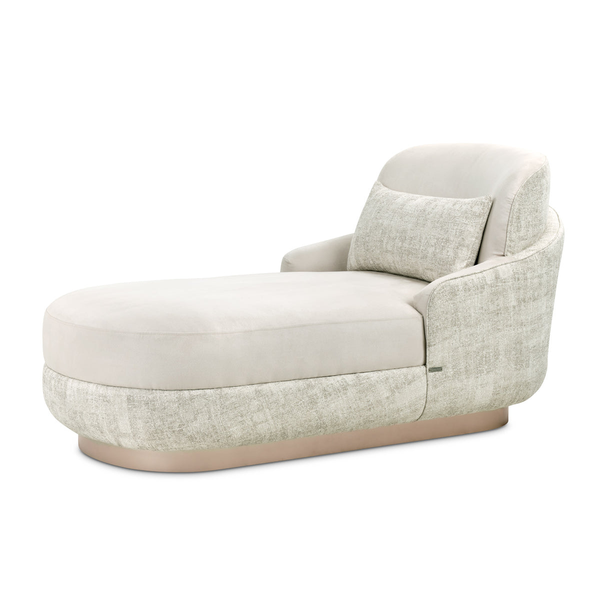 Aurora Moonlight Chaise Quarry Moonlight from Michael Amini - Luna Furniture