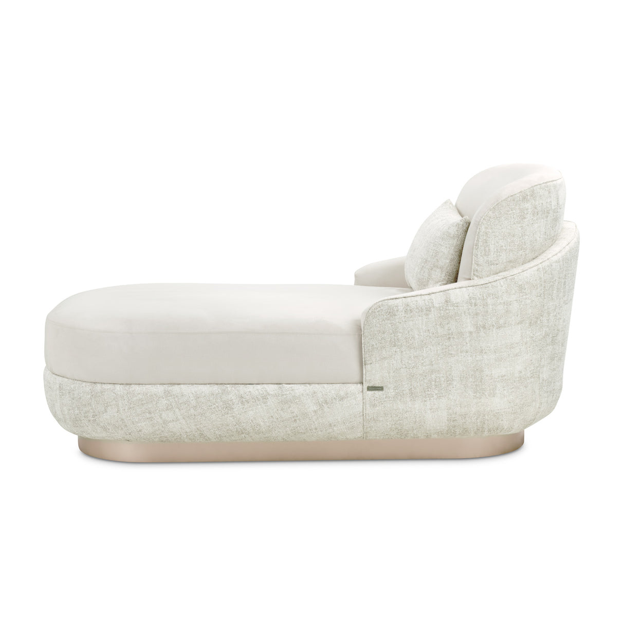 Aurora Moonlight Chaise Quarry Moonlight from Michael Amini - Luna Furniture