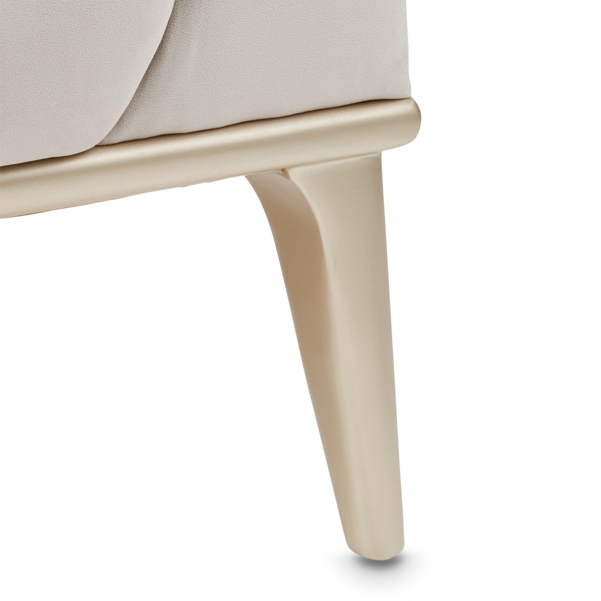 Yvette Medium Champagne Sofa from Michael Amini - Luna Furniture