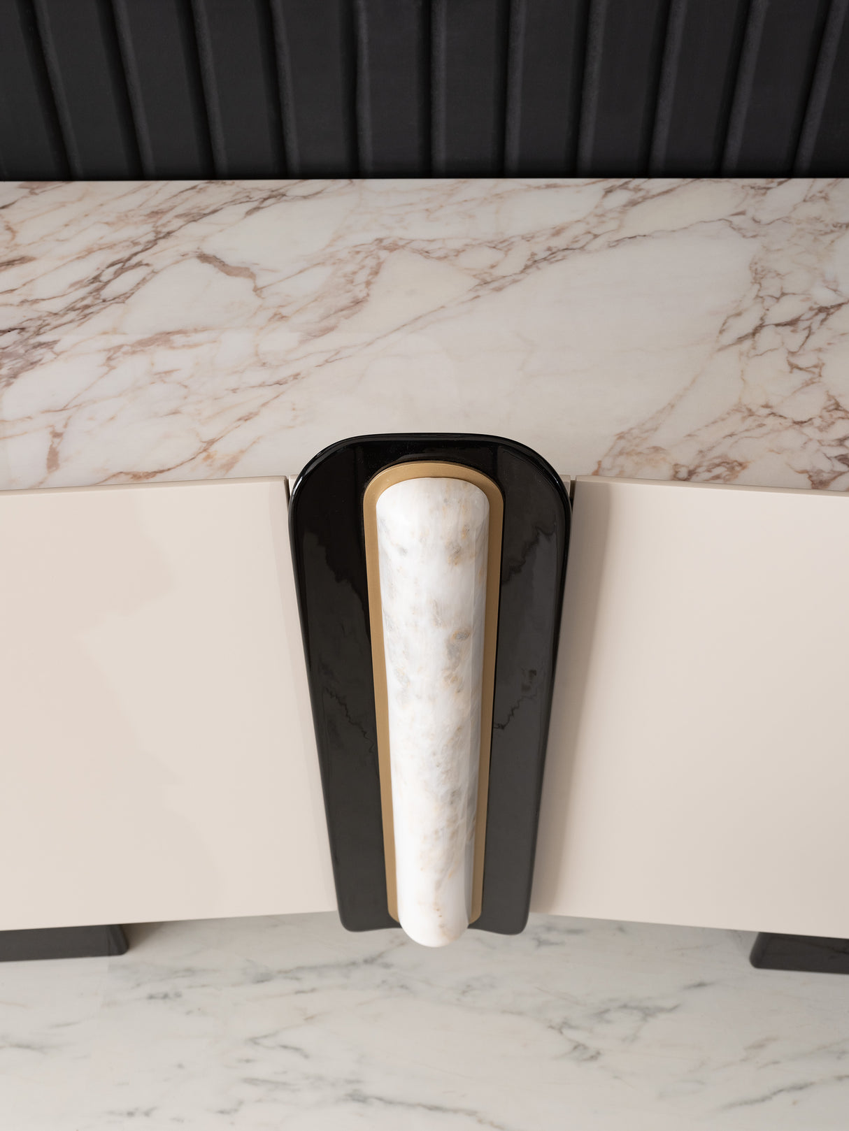 Luciano Cream and Warm Tan Living Room Set from Luna Luxury - Luna Furniture