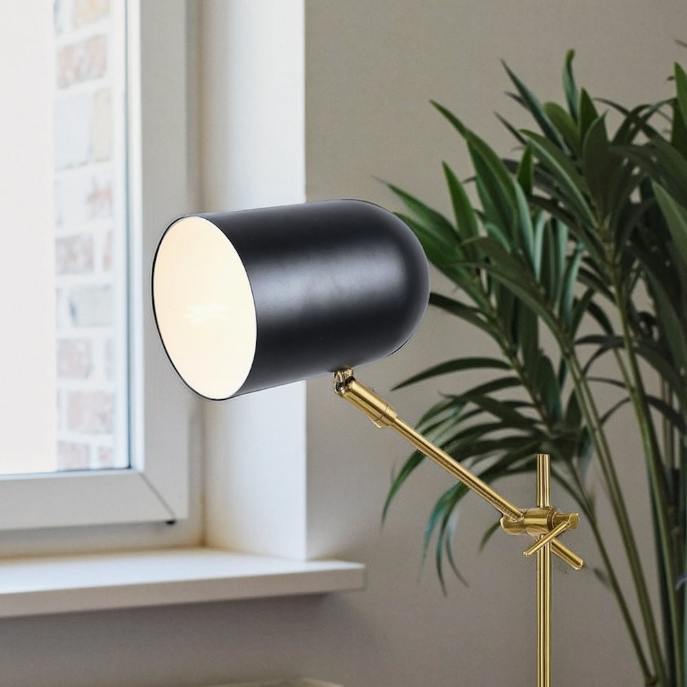 Lumora Table Lamp - Black outer - White inner from Ashcroft Furniture - Luna Furniture