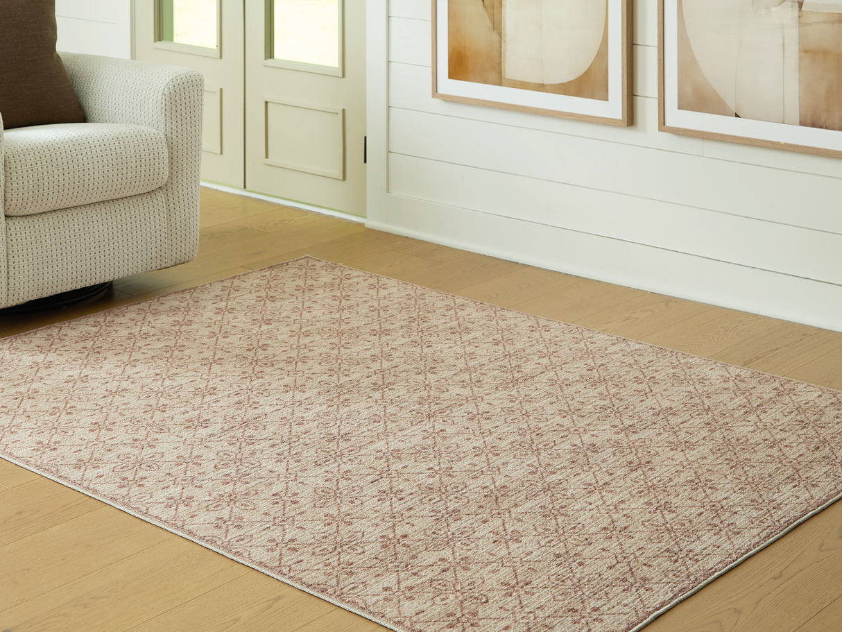Lyamford Beige/Gray/Brown Medium Rug from Ashley Furniture - Luna Furniture