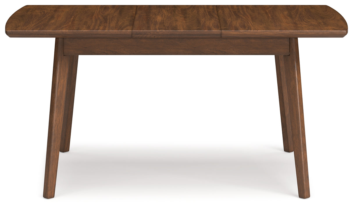 Lyncott Gray/Brown Extension Dining Table and 6 Chairs from Ashley Furniture - Luna Furniture